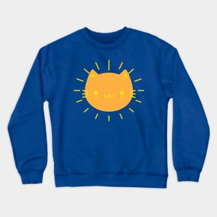 Kawaii Sunshine Cats Crewneck Sweatshirt